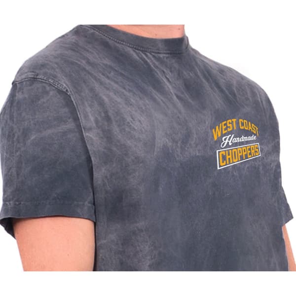 West Coast Choppers Kortærmet T-shirt Handmade Blå L Mand