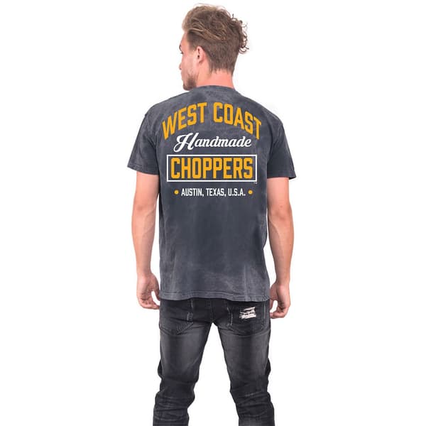West Coast Choppers Kortærmet T-shirt Handmade Blå L Mand