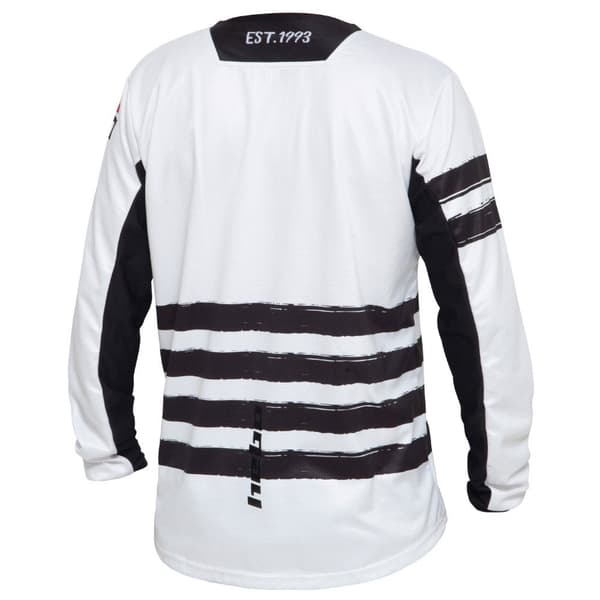 Hebo Långärmad T-shirt Mx Stratos Jail Vit M Man