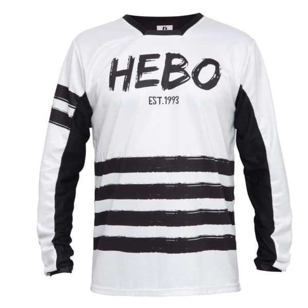 Hebo Långärmad T-shirt Mx Stratos Jail Vit M Man