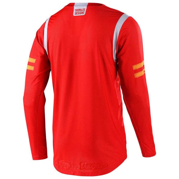 Troy Lee Designs Langærmet T-shirt Gp Air Roll Out Rød M Mand
