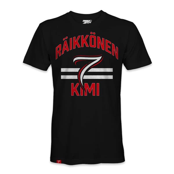 Kimi Kortärmad T-shirt #7 Svart S Man