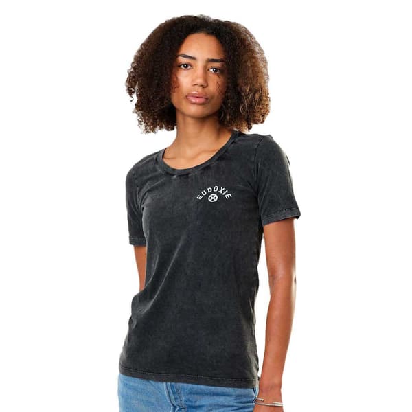 Eudoxie Kortärmad T-shirt Bonnie Svart XL Kvinna