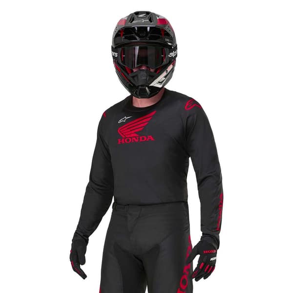 Alpinestars Långärmad T-shirt Honda Racer Iconic Svart XL Man