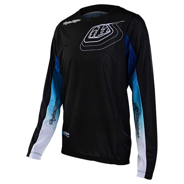 Troy Lee Designs Ungdom Langærmet T-shirt Gp Pro Air Richter Sort XL Dreng