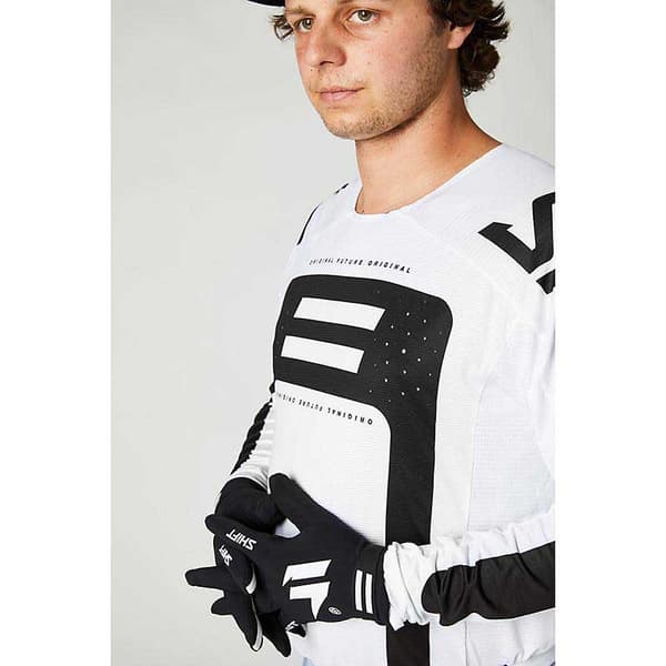 Fox Racing Mx Pitkähihainen Jersey Black Label G.i. Fro Valkoinen S Mies