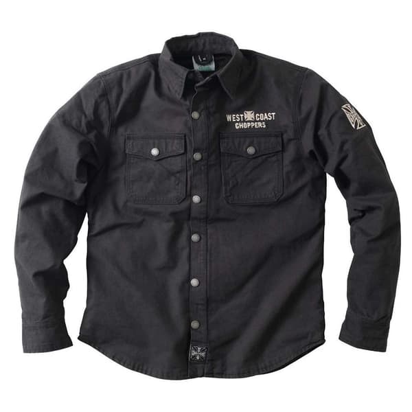 West Coast Choppers Kortärmad T-shirt Forged Riding Svart 3XL Man