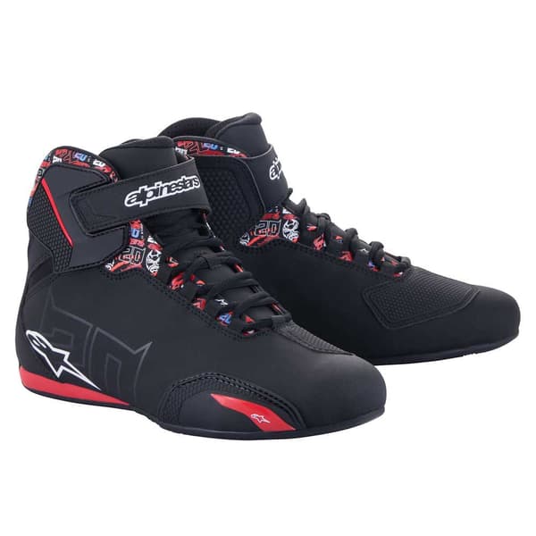 Alpinestars Motorcykel Skor Fq20 Sektor Svart EU 43 Man