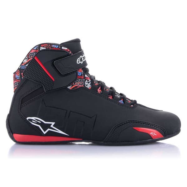 Alpinestars Motorcykel Skor Fq20 Sektor Svart EU 43 Man