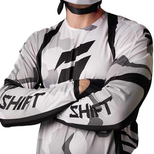 Fox Racing Mx Långärmad Tröja White Label Posn  2XL Man