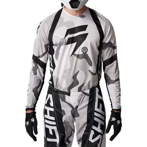 Fox Racing Mx Langærmet Trøje White Label Posn  L Mand