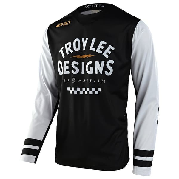 Troy Lee Designs Langærmet T-shirt Scout Gp Sort S Mand