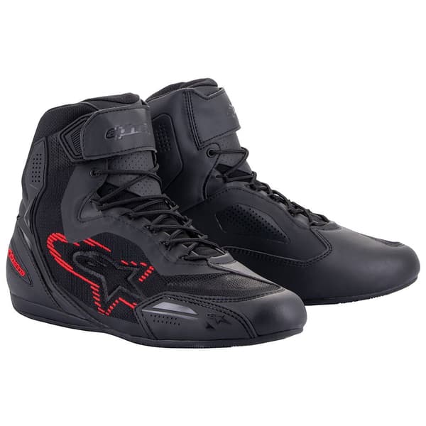 Alpinestars Moottoripyörä Kengät Faster-3 Rideknit Musta EU 42 1/2 Mies