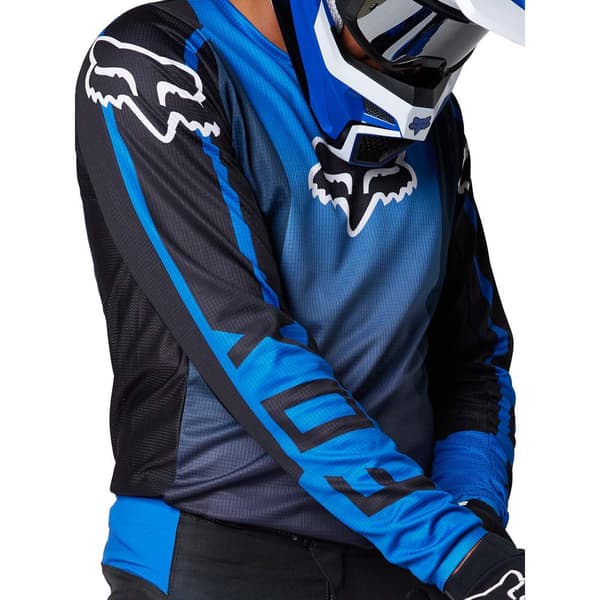 Fox Racing Mx Långärmad Tröja 180 Leed Blå 2XL Man