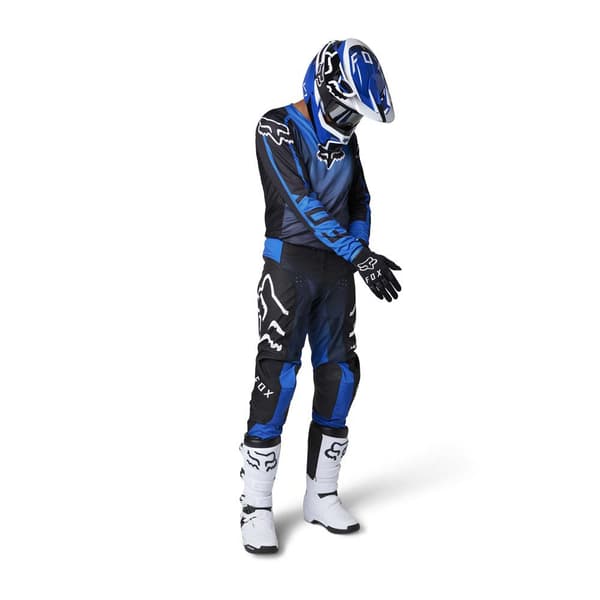 Fox Racing Mx Långärmad Tröja 180 Leed Blå 2XL Man