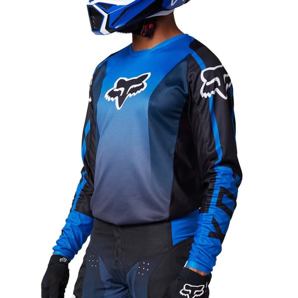 Fox Racing Mx Långärmad Tröja 180 Leed Blå 2XL Man