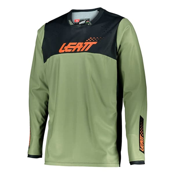 Leatt Pitkähihainen T-paita 4.5 Enduro Vihreä S Mies
