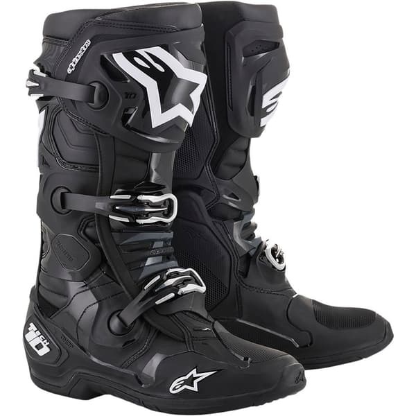 Alpinestars Moottoripyörä Saappaat Tech 10 Musta EU 43 Mies