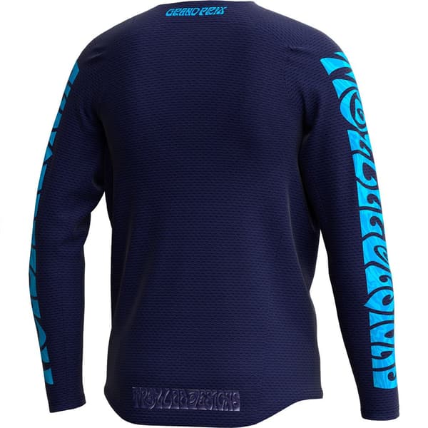 Troy Lee Designs Langærmet T-shirt Gp Pro Air Manic Monday Blå S Dreng