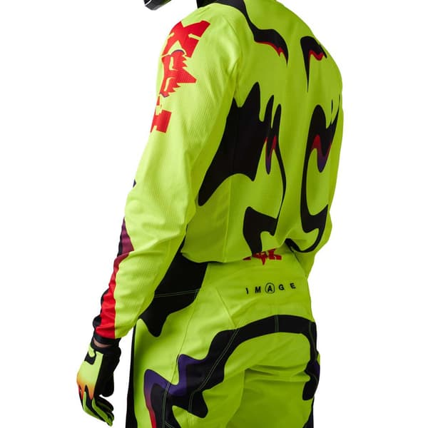 Fox Racing Mx Pitkähihainen Jersey 180 Kozmik Vihreä M Mies