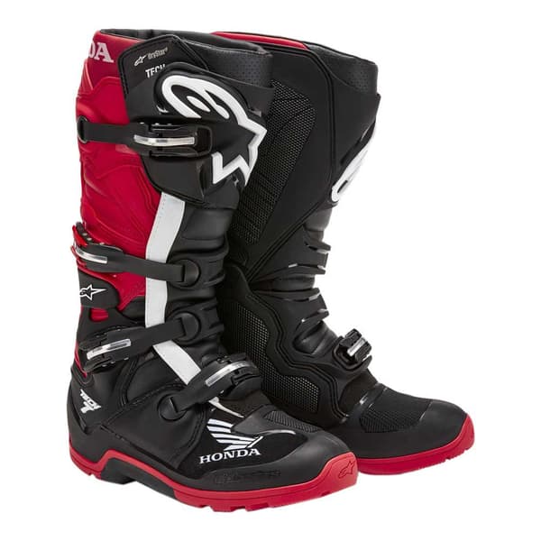 Alpinestars Motorcykel Støvler Honda Tech 7 Enduro Drystar Rød,Sort EU 43 Mand