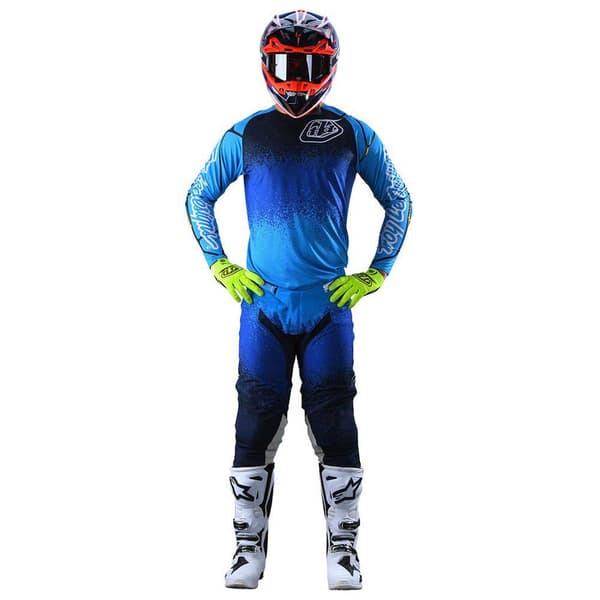 Troy Lee Designs Langærmet T-shirt Se Pro Air Webstar Blå M Mand