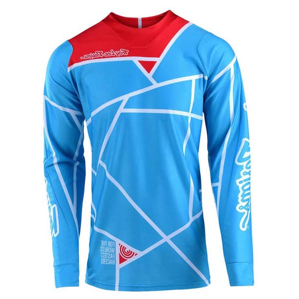 Troy Lee Designs Pitkähihainen T-paita Se Air Metric Sininen 2XL Mies