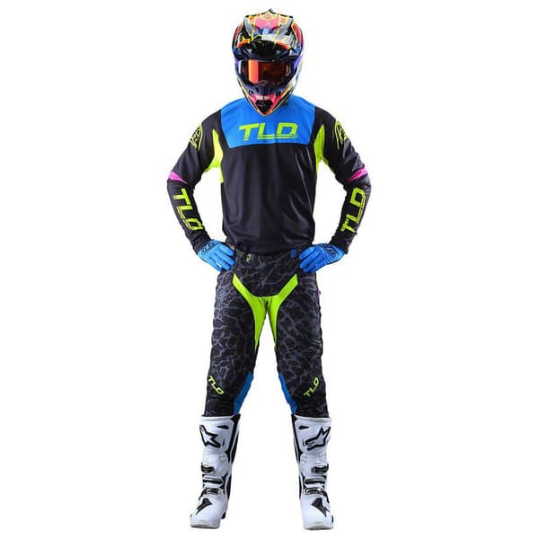 Troy Lee Designs Pitkähihainen T-paita Se Pro Fractura Musta L Mies