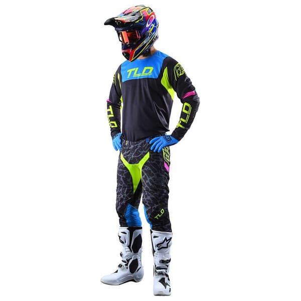Troy Lee Designs Pitkähihainen T-paita Se Pro Fractura Musta L Mies