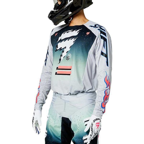 Fox Racing Mx Pitkähihainen Jersey Black Label Lean Monivärinen M Mies