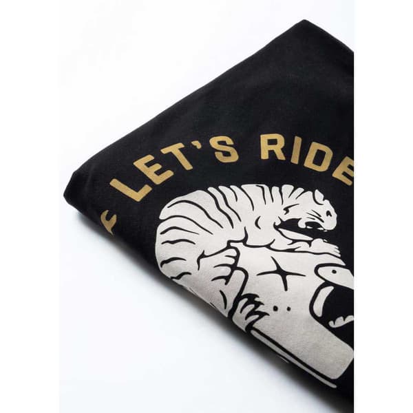 Broger Kortærmet T-shirt Tiger Sort M Mand