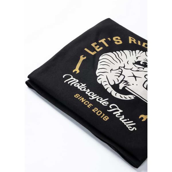 Broger Kortærmet T-shirt Tiger Sort M Mand