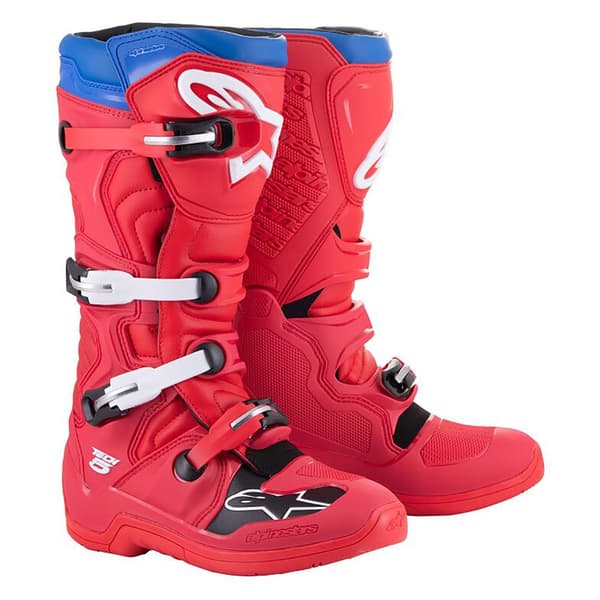 Alpinestars Motorcykel Stövlar Tech 5 Röd EU 43 Man