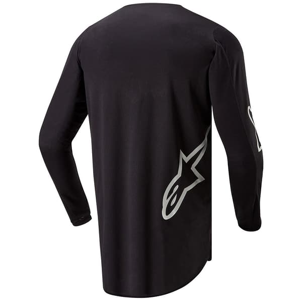 Alpinestars Fluid Graphite T-shirt Med Lång ärm Svart 2XL Man