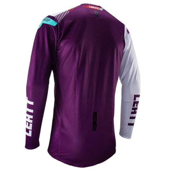 Leatt 5.5 Ultraweld T-shirt Med Lange ærmer Hvid,Lilla M Mand