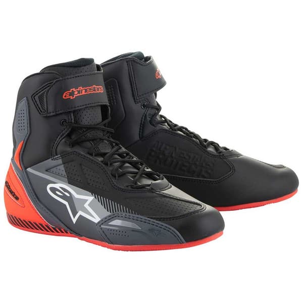 Alpinestars Faster-3 Motorcykelsko Sort EU 44 Mand