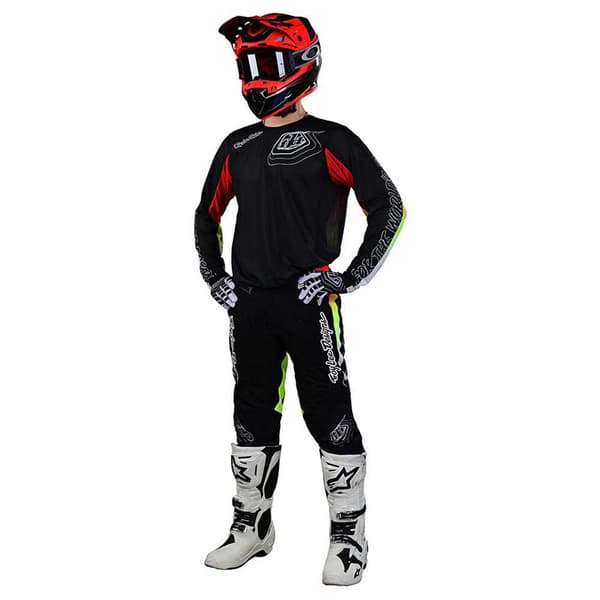 Troy Lee Designs Se Pro Air Richter Pitkähihainen T-paita Musta L Mies