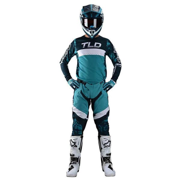 Troy Lee Designs Se Pro Dyeno T-shirt Med Lange ærmer Blå M Mand