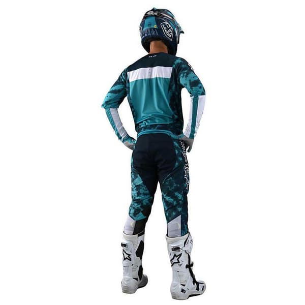 Troy Lee Designs Se Pro Dyeno T-shirt Med Lange ærmer Blå M Mand