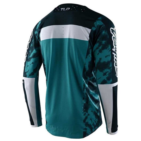 Troy Lee Designs Se Pro Dyeno T-shirt Med Lange ærmer Blå M Mand