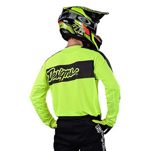 Troy Lee Designs Se Pro Air Vox Pitkähihainen T-paita Keltainen M Mies