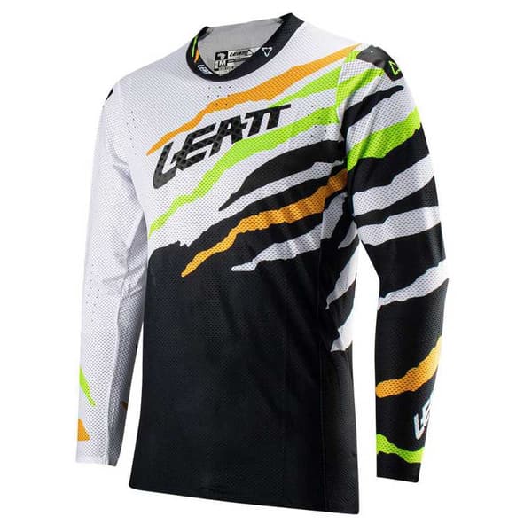 Leatt 5.5 Ultraweld Pitkähihainen T-paita Valkoinen,Musta L Mies