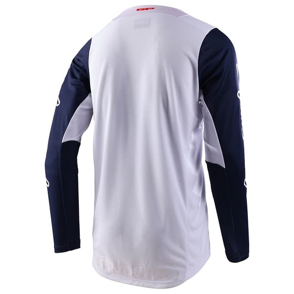 Troy Lee Designs Gp Pro Boltz T-shirt Med Lange ærmer Hvid,Blå M Mand