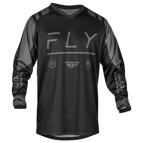 Fly Racing F-16 T-shirt Med Lång ärm Svart M Man