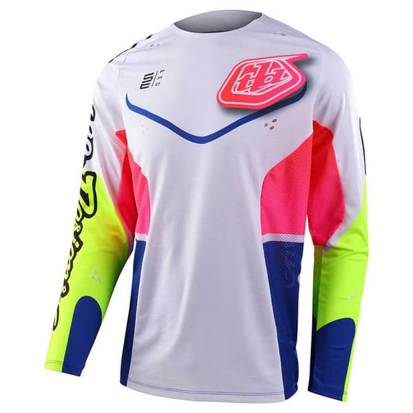 Troy Lee Designs Se Pro Radian T-shirt Med Lange ærmer Hvid XL Mand