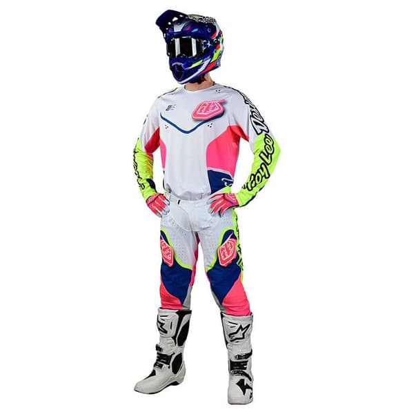 Troy Lee Designs Se Pro Radian T-shirt Med Lange ærmer Hvid XL Mand