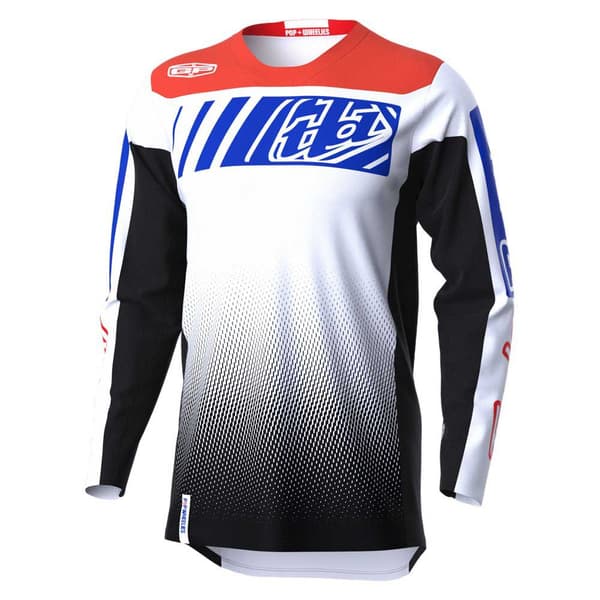 Troy Lee Designs Gp Icon T-shirt Med Lång ärm Vit XL Man
