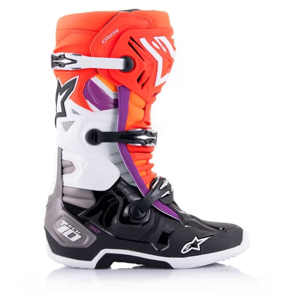 Alpinestars Tech 10 Off-road Saappaat Oranssi,Musta EU 44 1/2 Mies