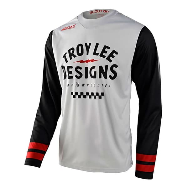 Troy Lee Designs Scout Gp T-shirt Med Lång ärm Vit XL Man