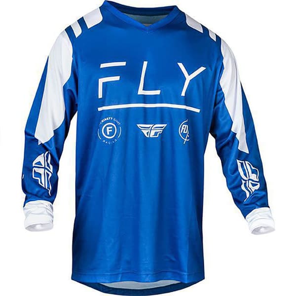 Fly Racing F-16 Pitkähihainen T-paita Sininen M Mies